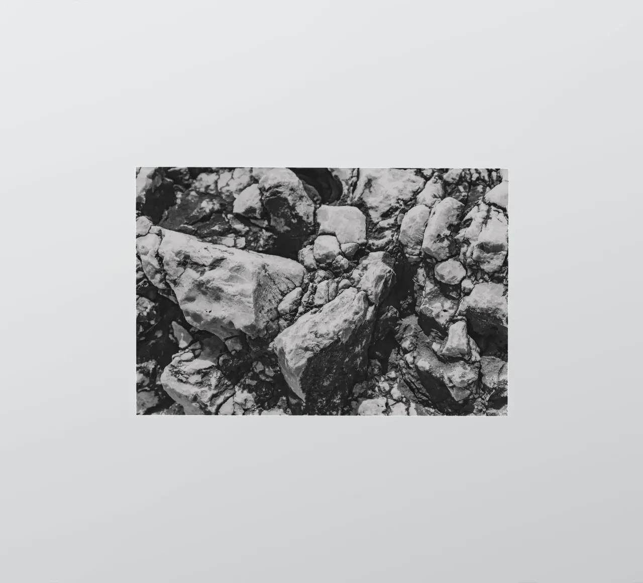 Solid stone structure sticker by Carinaprint