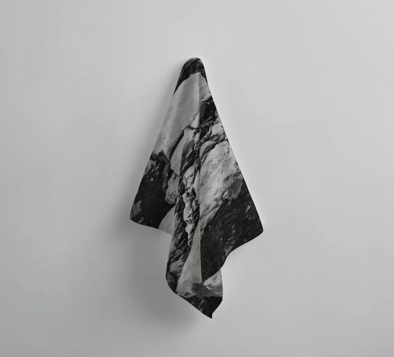 Solid stone structure towel by Carinaprint