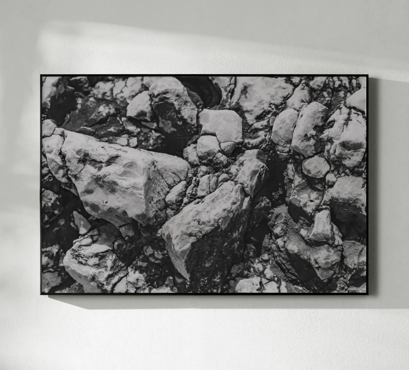 Solid stone structure acrylic glass by Carinaprint
