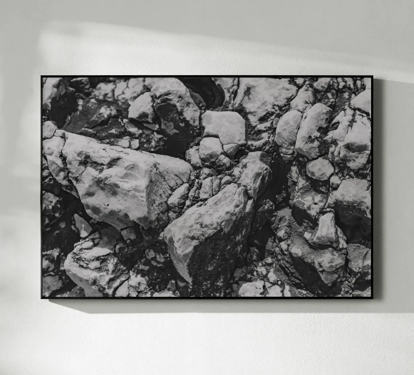 Solid stone structure acrylic glass by Carinaprint