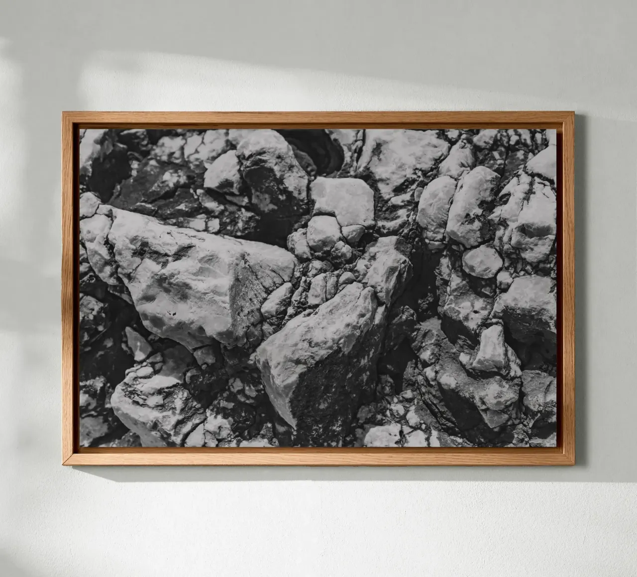 Solid stone structure canvas by Carinaprint