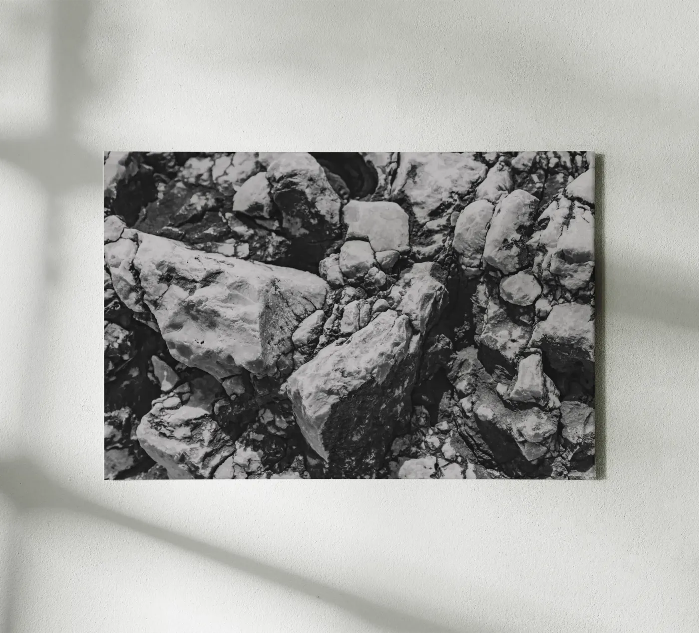 Solid stone structure canvas by Carinaprint