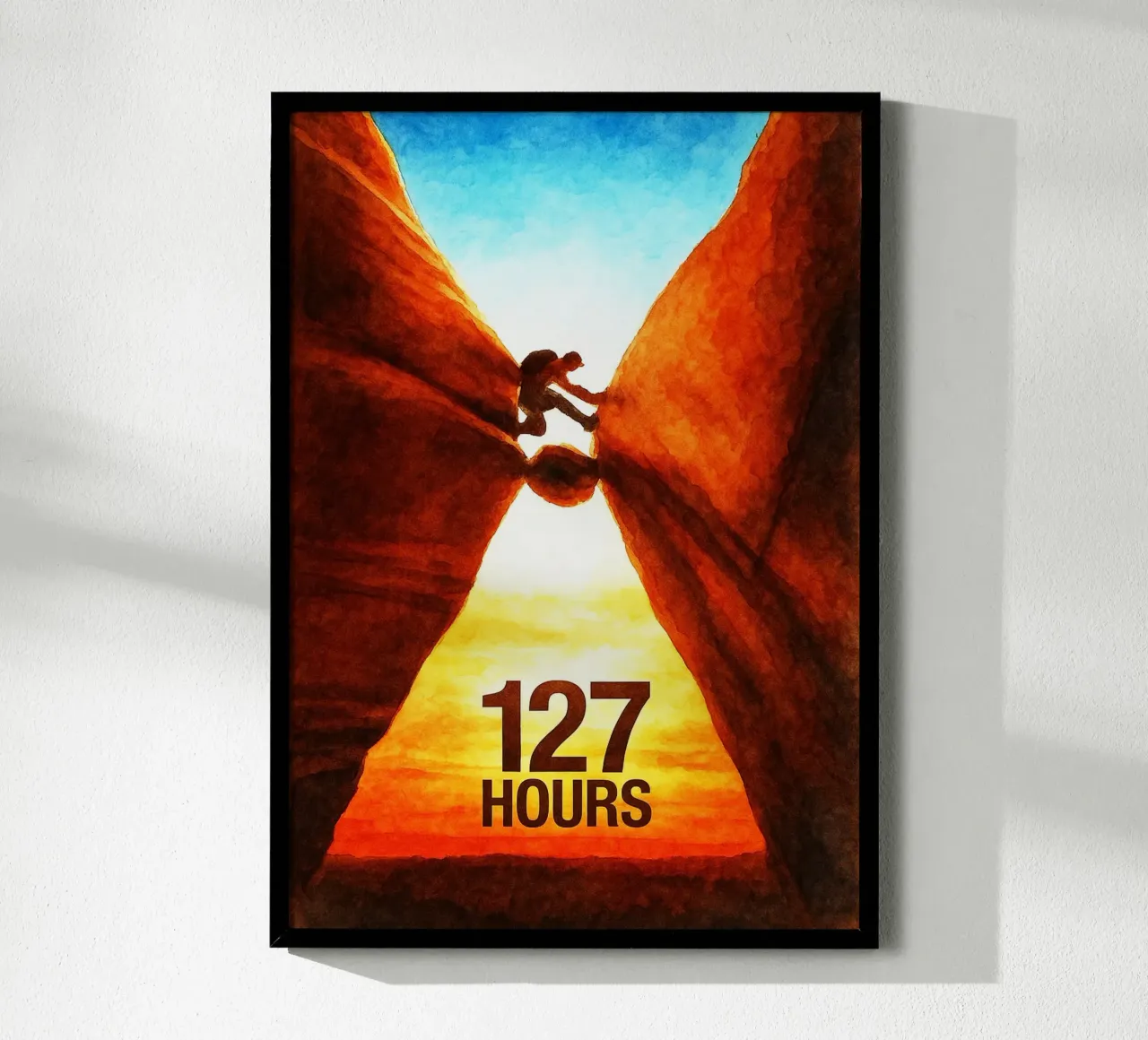 127 heures repeindre imagination art aquarelle poster de SIQAYA