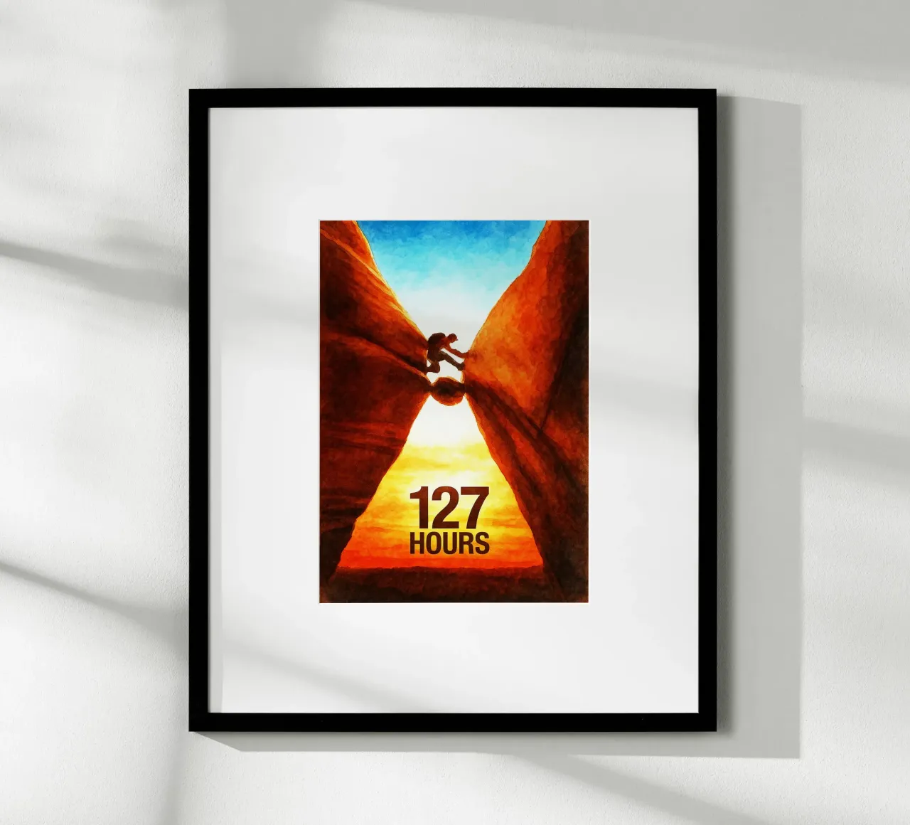 127 heures repeindre imagination art aquarelle poster de SIQAYA