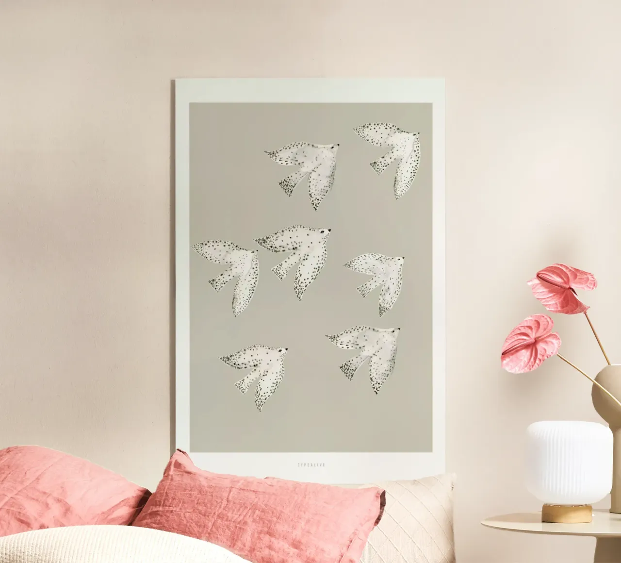 Birds With Dots plexiglass da typealive