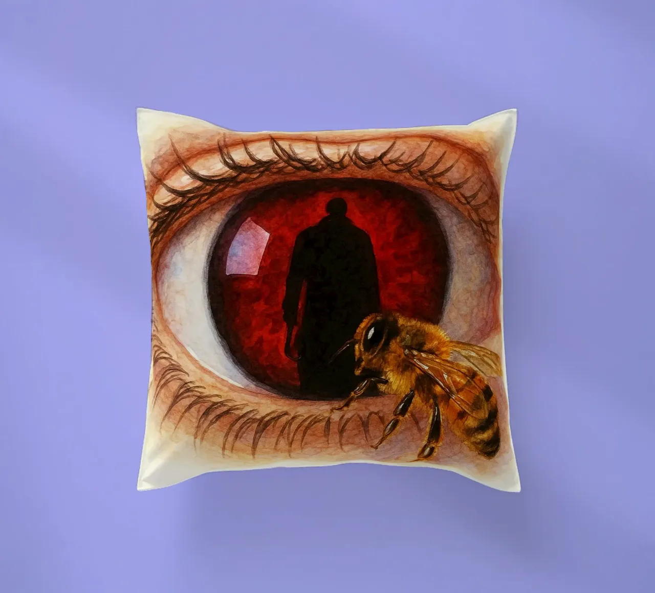 candyman ridipingere l'immaginazione ad acquerello cuscino da SIQAYA