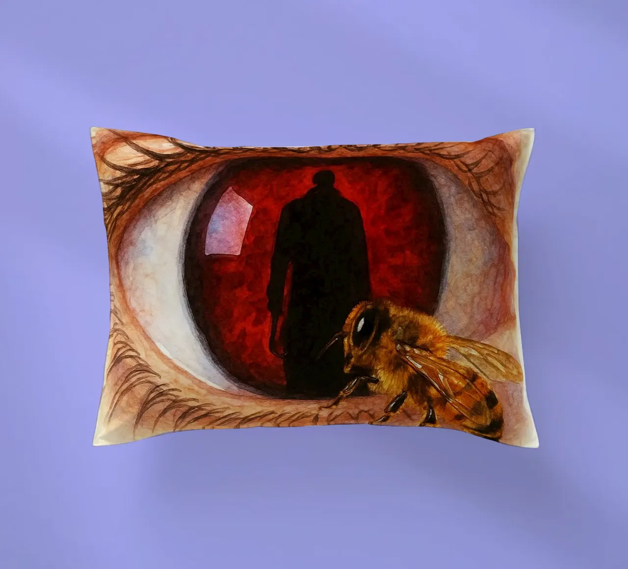 candyman ridipingere l'immaginazione ad acquerello cuscino da SIQAYA