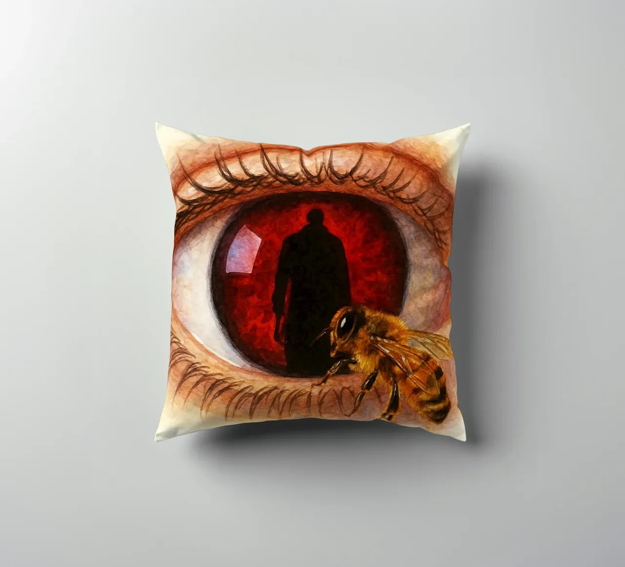 candyman ridipingere l'immaginazione ad acquerello cuscino da SIQAYA