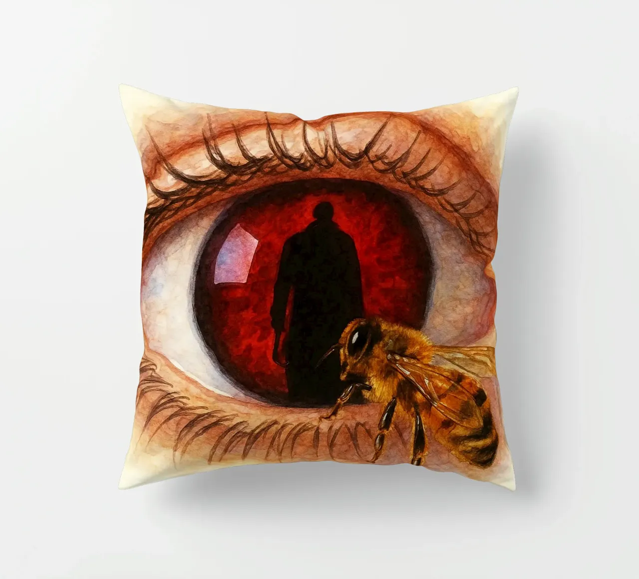 candyman ridipingere l'immaginazione ad acquerello cuscino da SIQAYA