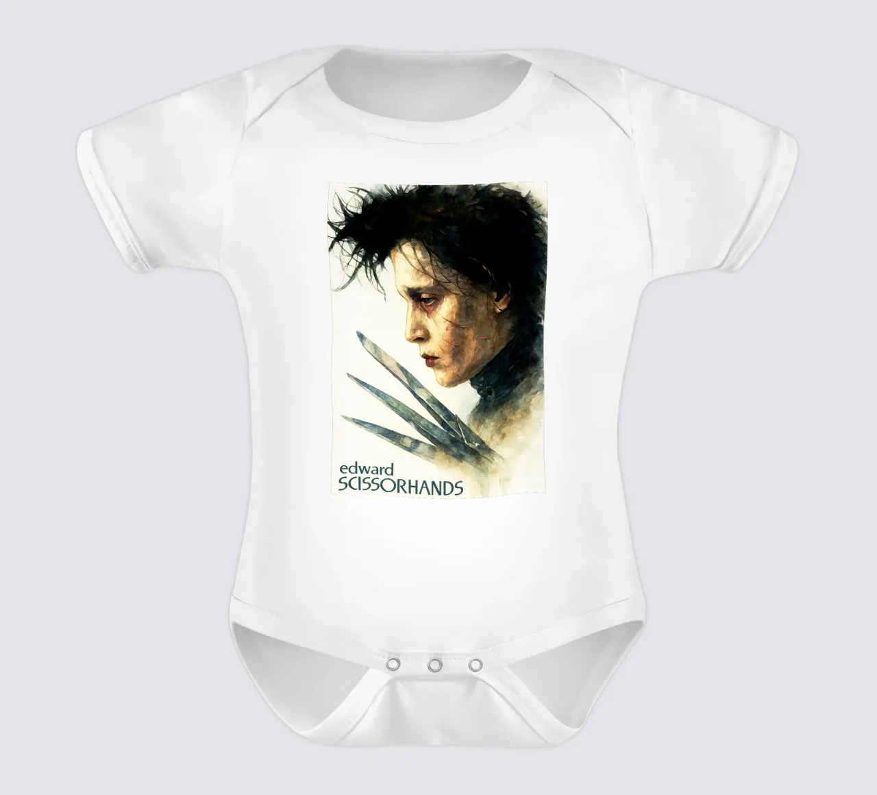 edward scissorhands repeindre imagination aquarelle body bébé de SIQAYA