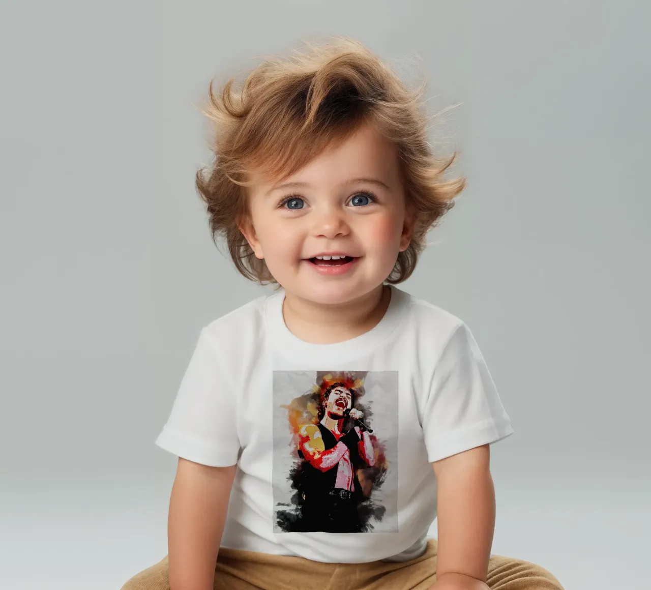 Art of Benson Boone baby t-shirt by neonartroom