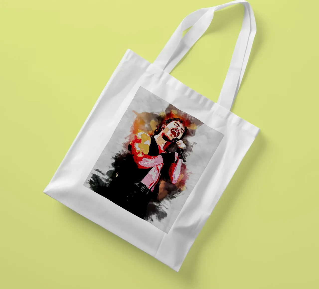 Art of Benson Boone tote bag by neonartroom