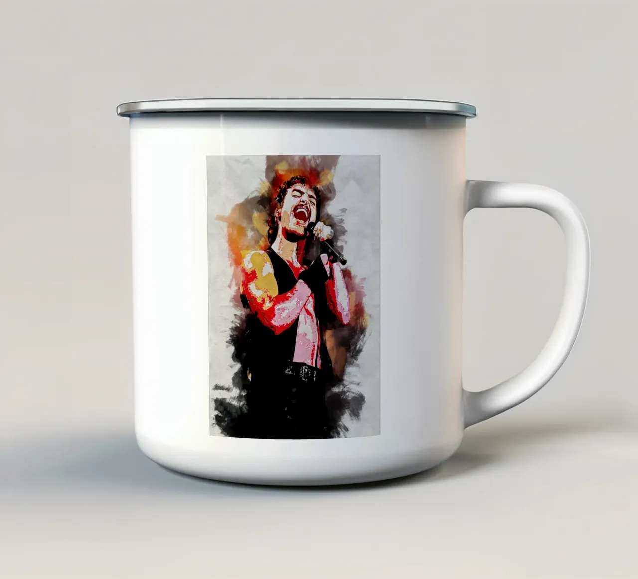 Arte di Benson Boone tazza in smalto da neonartroom