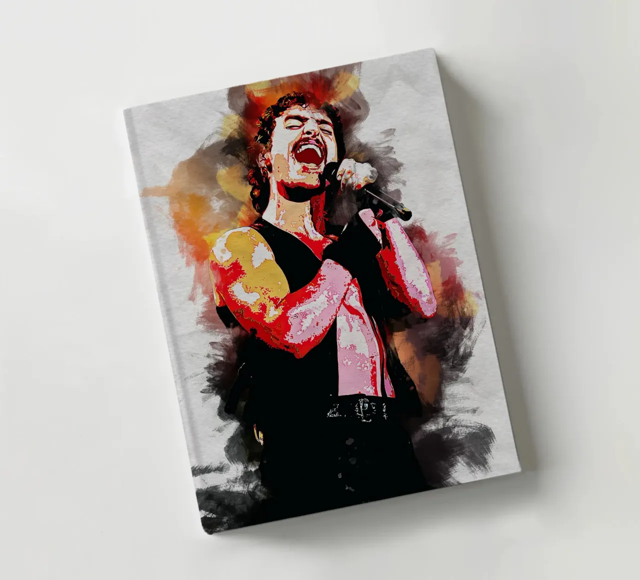Art of Benson Boone notebook by neonartroom