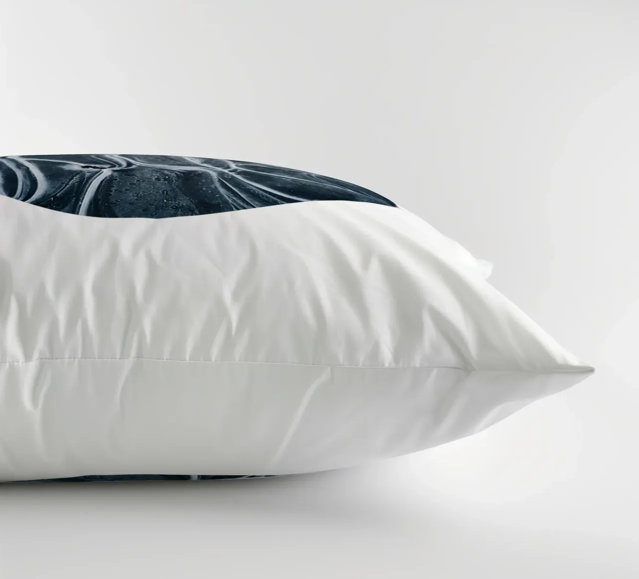 Entità astratta, linee di texture scandinave in bianco e nero cuscino da 83oranges