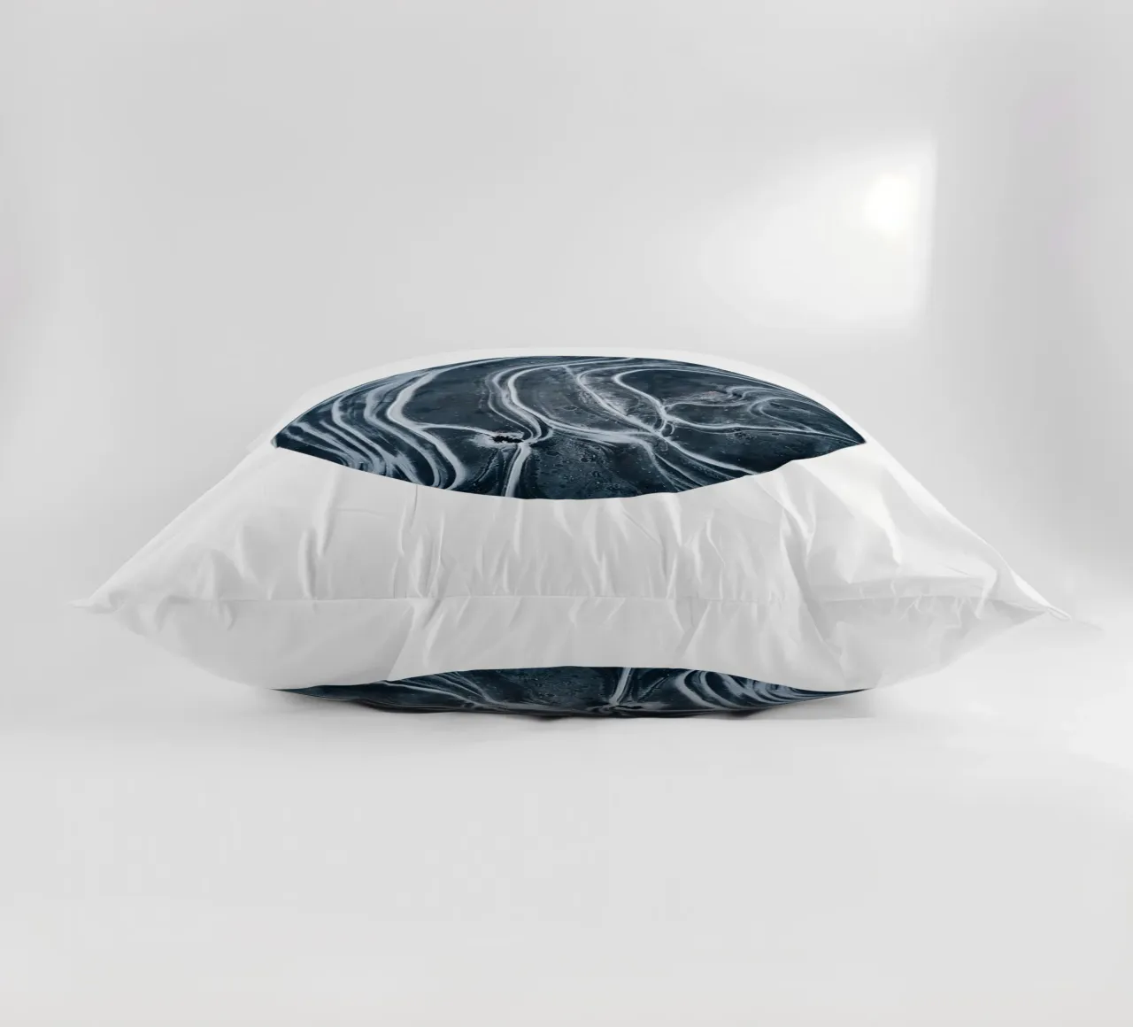 Entità astratta, linee di texture scandinave in bianco e nero cuscino da 83oranges