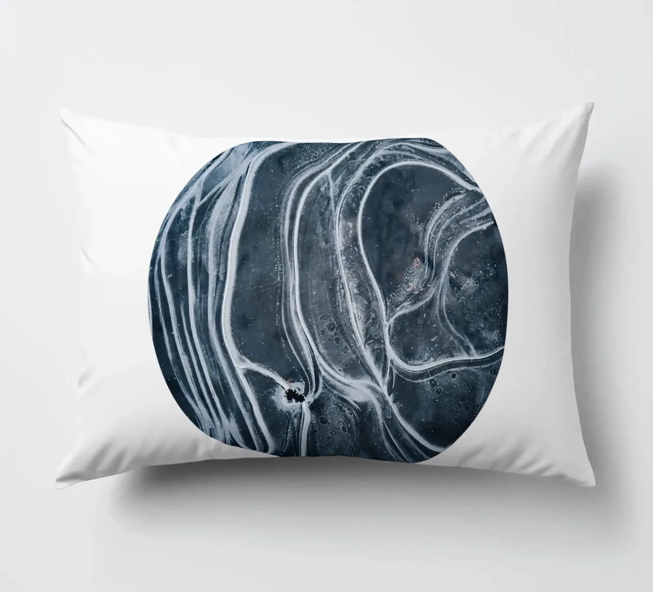 Entità astratta, linee di texture scandinave in bianco e nero cuscino da 83oranges