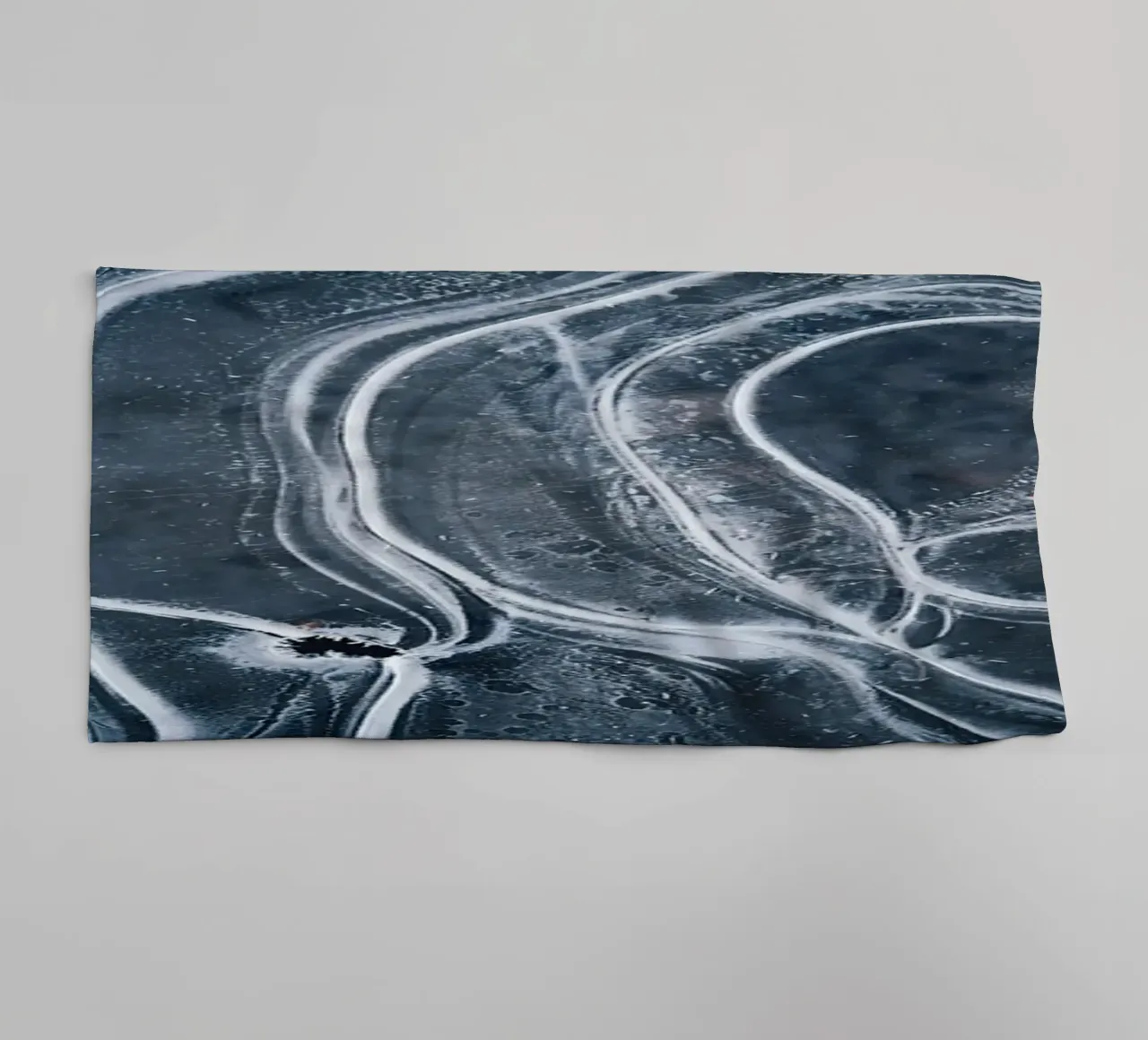 Entity Abstract, Black & White Scandinavian Texture Lines towel by 83oranges
