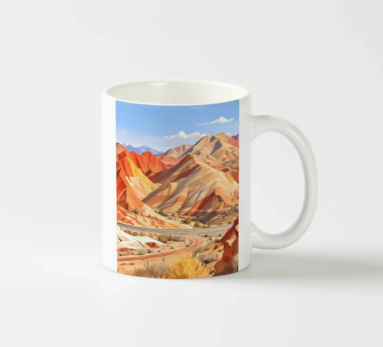 Dove la terra porta il fuoco e il cielo sussurra la pace tazza in ceramica da 83oranges