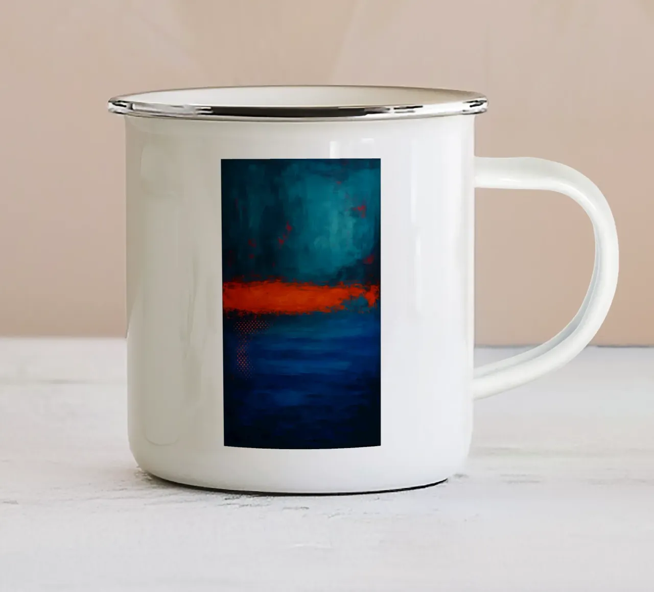 Scintillio di profondità tazza in smalto da Studio M
