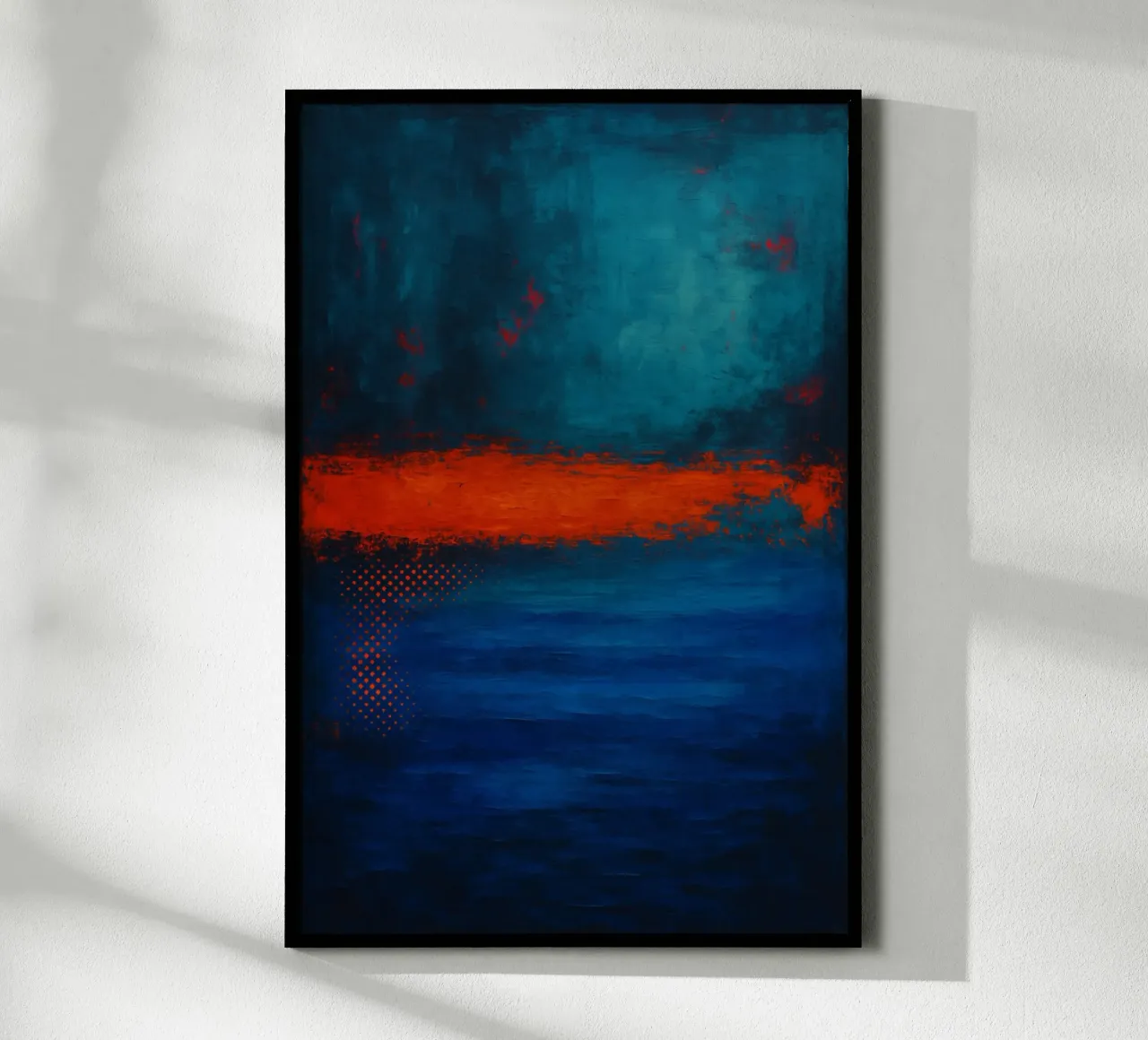 Scintillio di profondità poster con telaio in alluminio da Studio M