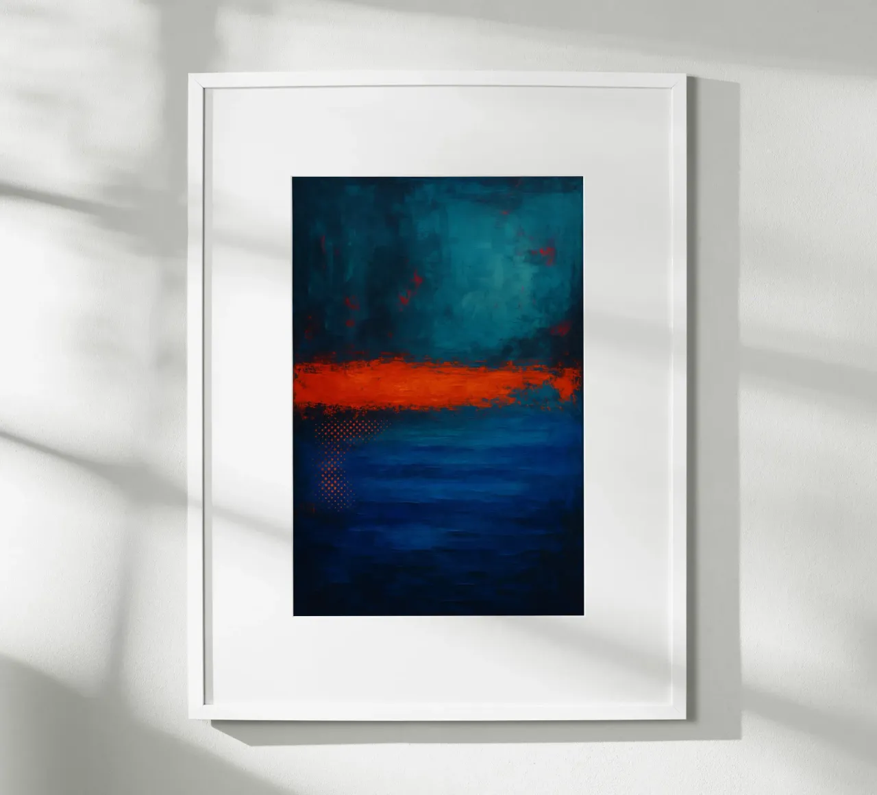 Scintillio di profondità poster con telaio in alluminio da Studio M