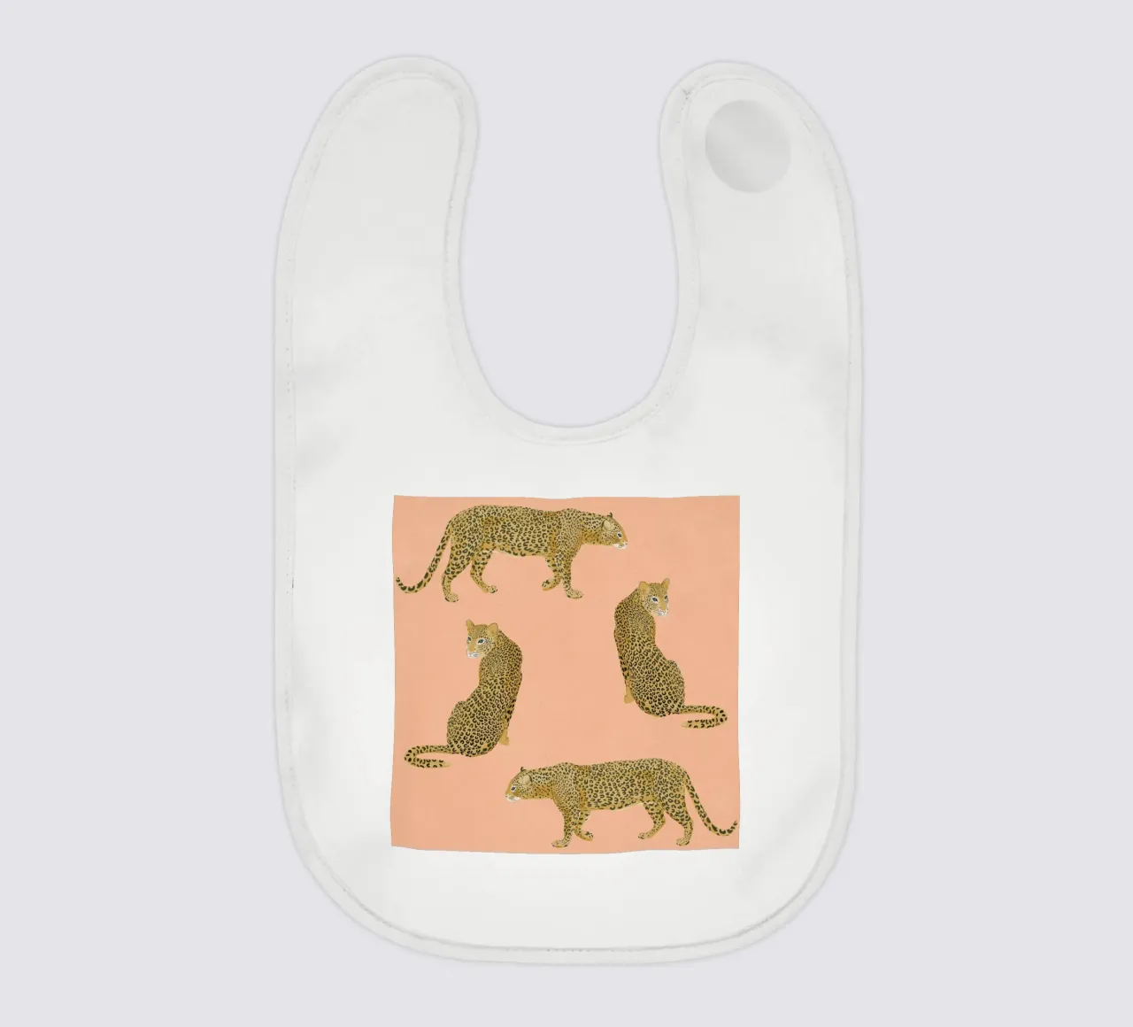 Sunset Leopards Babylätzchen von Laura Graves