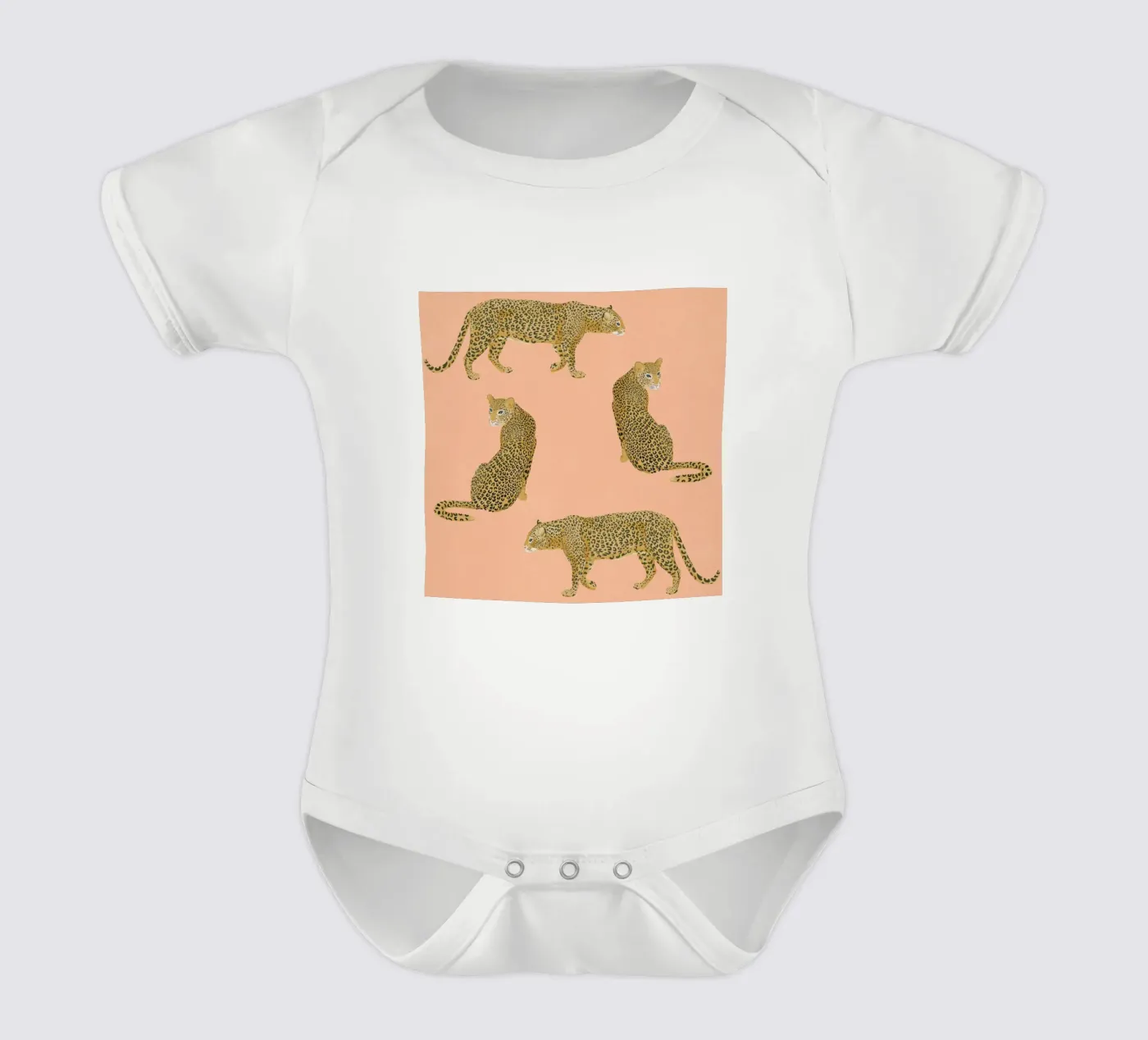 Sunset Leopards body bébé de Laura Graves