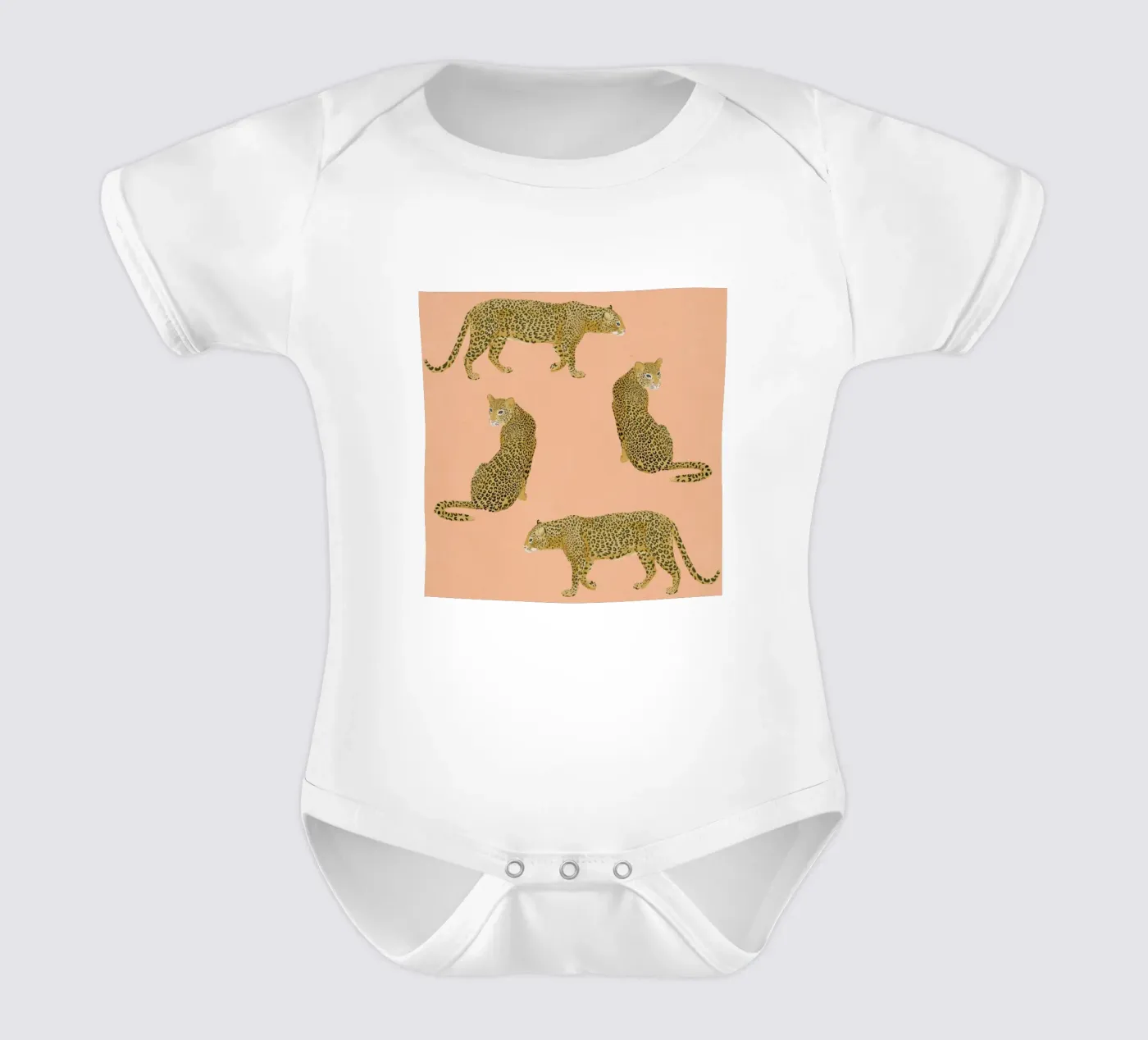 Sunset Leopards body bébé de Laura Graves