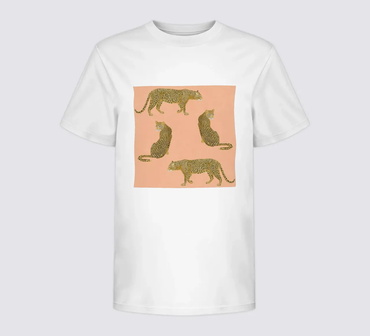 Sunset Leopards t-shirt bambini da Laura Graves