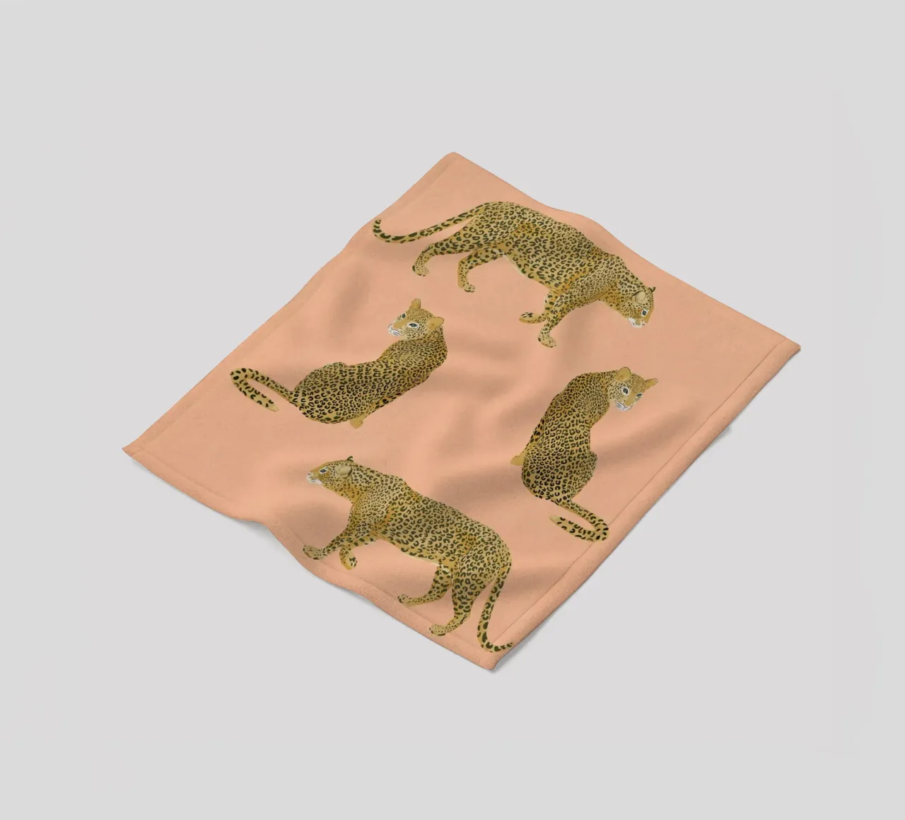 Sunset Leopards fleecedeken van Laura Graves