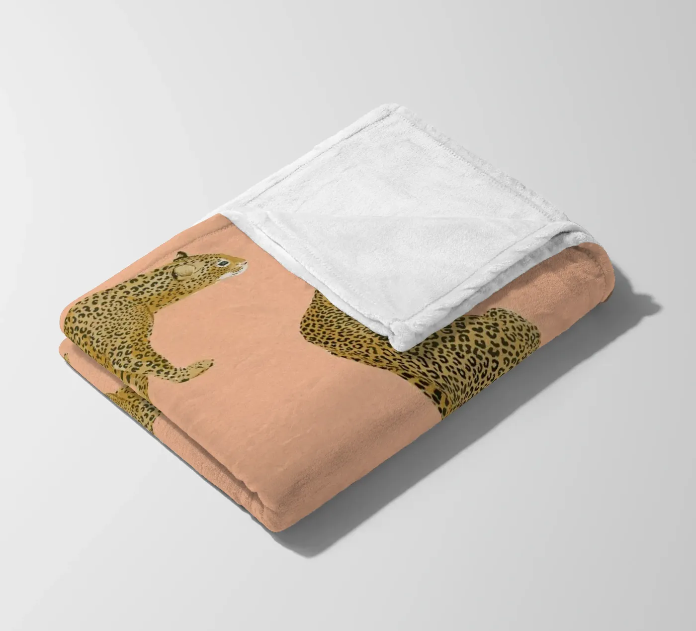 Sunset Leopards Fleecedecke von Laura Graves