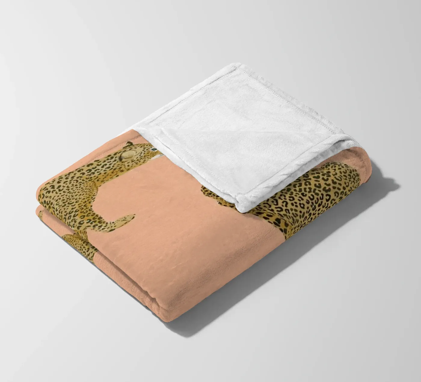 Sunset Leopards Fleecedecke von Laura Graves