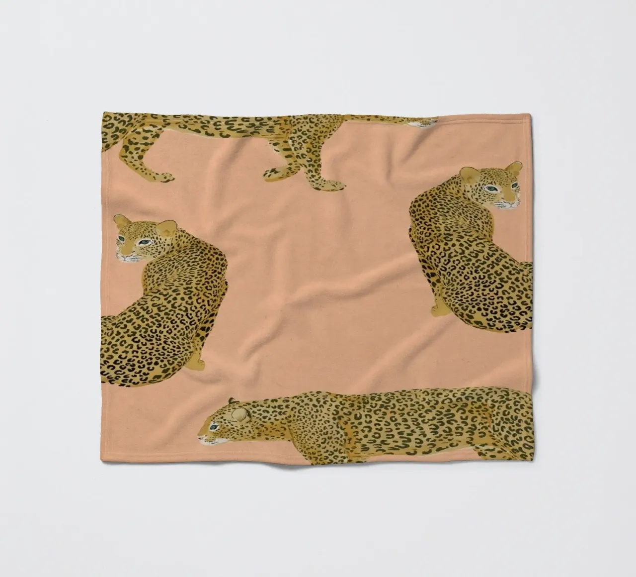 Sunset Leopards fleecedeken van Laura Graves