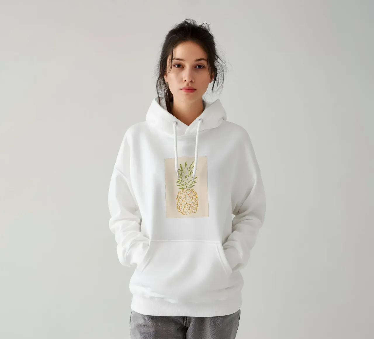 Pineapple felpa con cappuccio da Flow Line