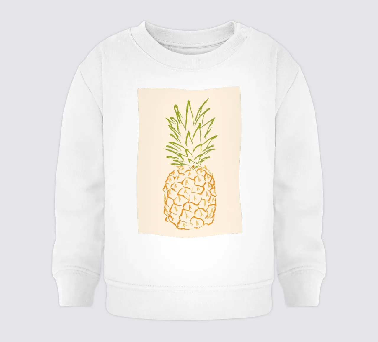 Pineapple felpa neonato da Flow Line