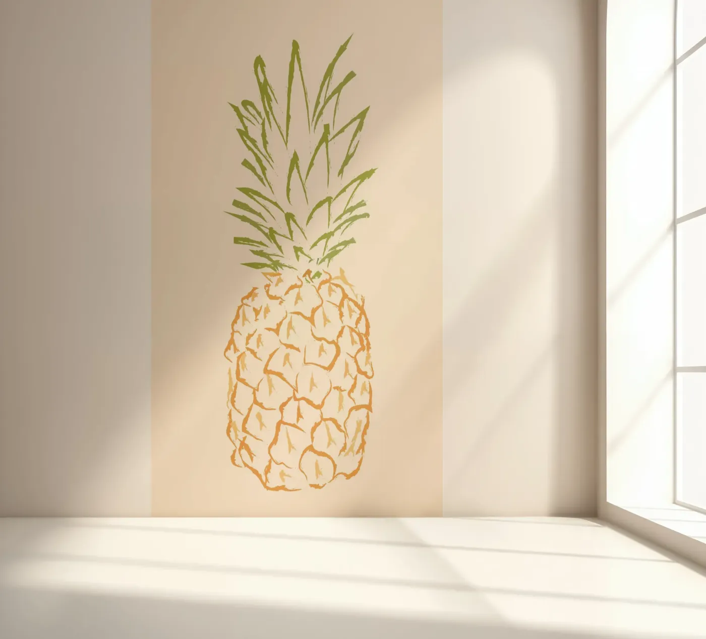 Pineapple fotobehang van Flow Line