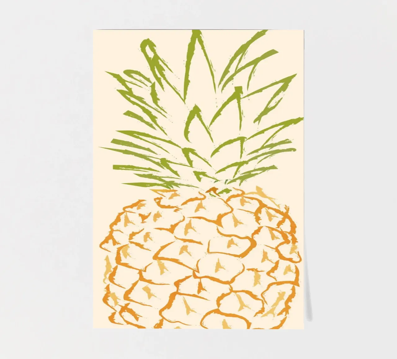 Pineapple Stickerbogen von Flow Line