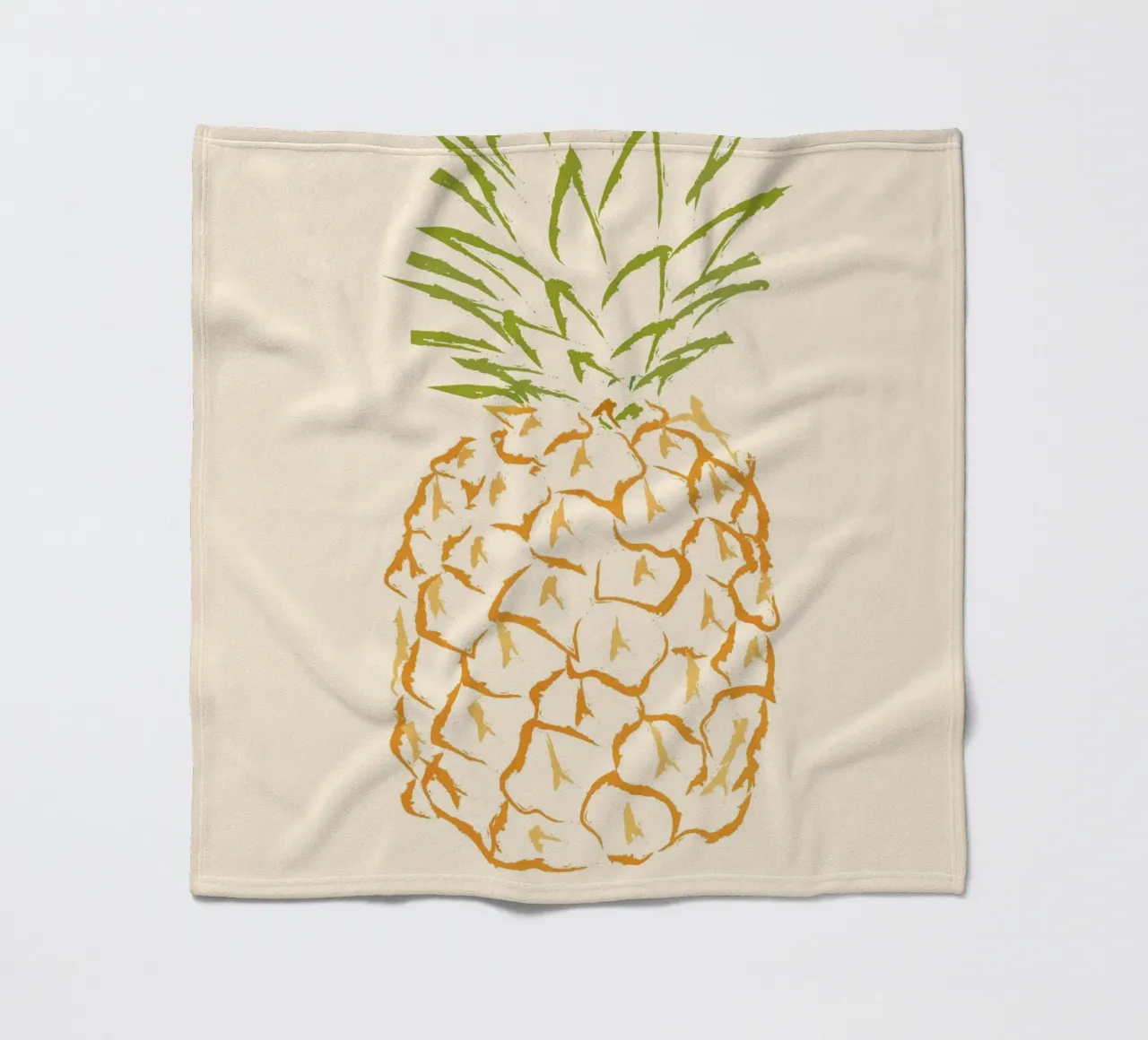 Pineapple Fleecedecke von Flow Line