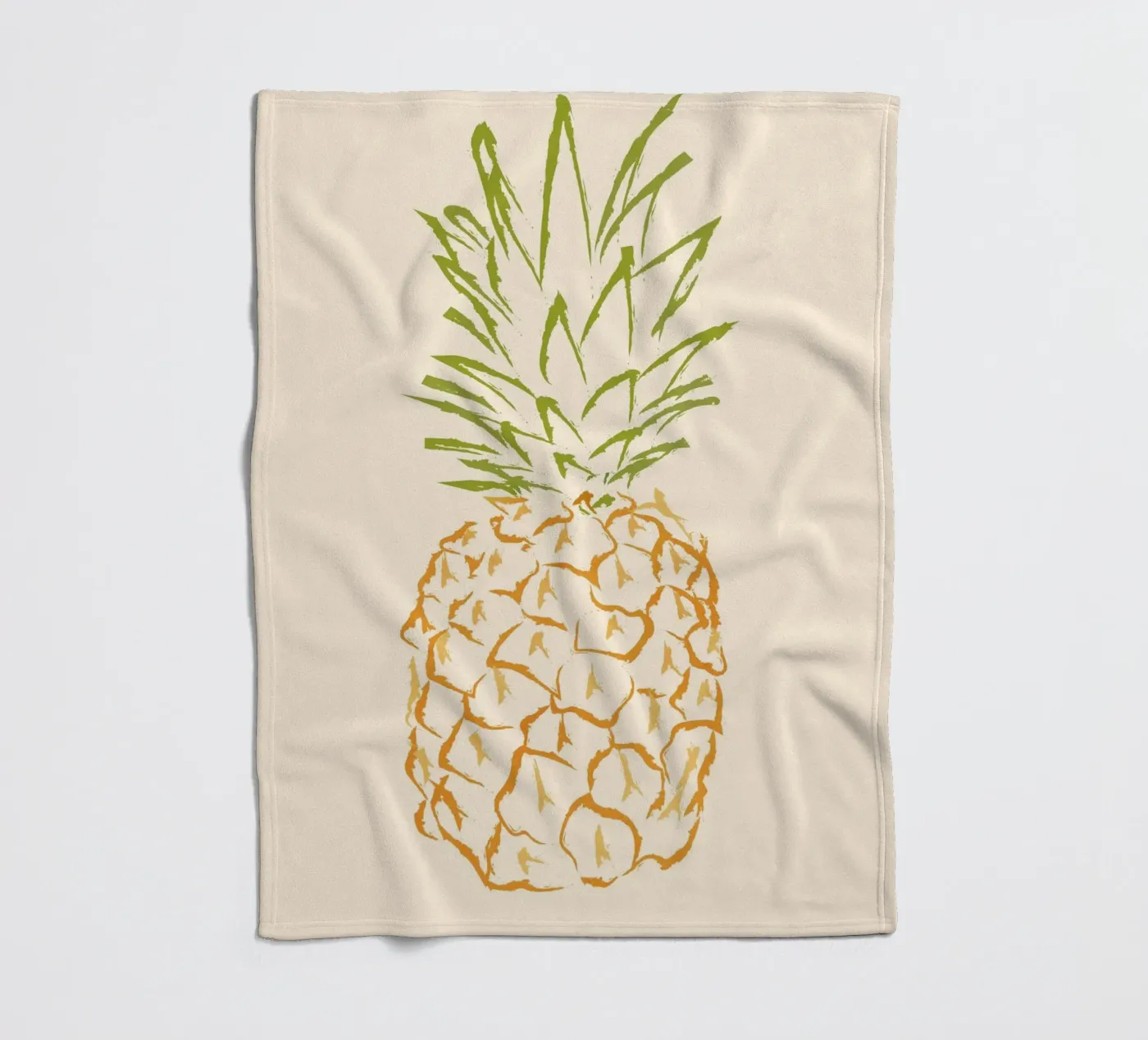 Pineapple fleecedeken van Flow Line