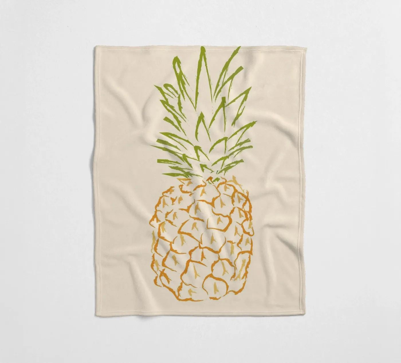 Pineapple fleecedeken van Flow Line