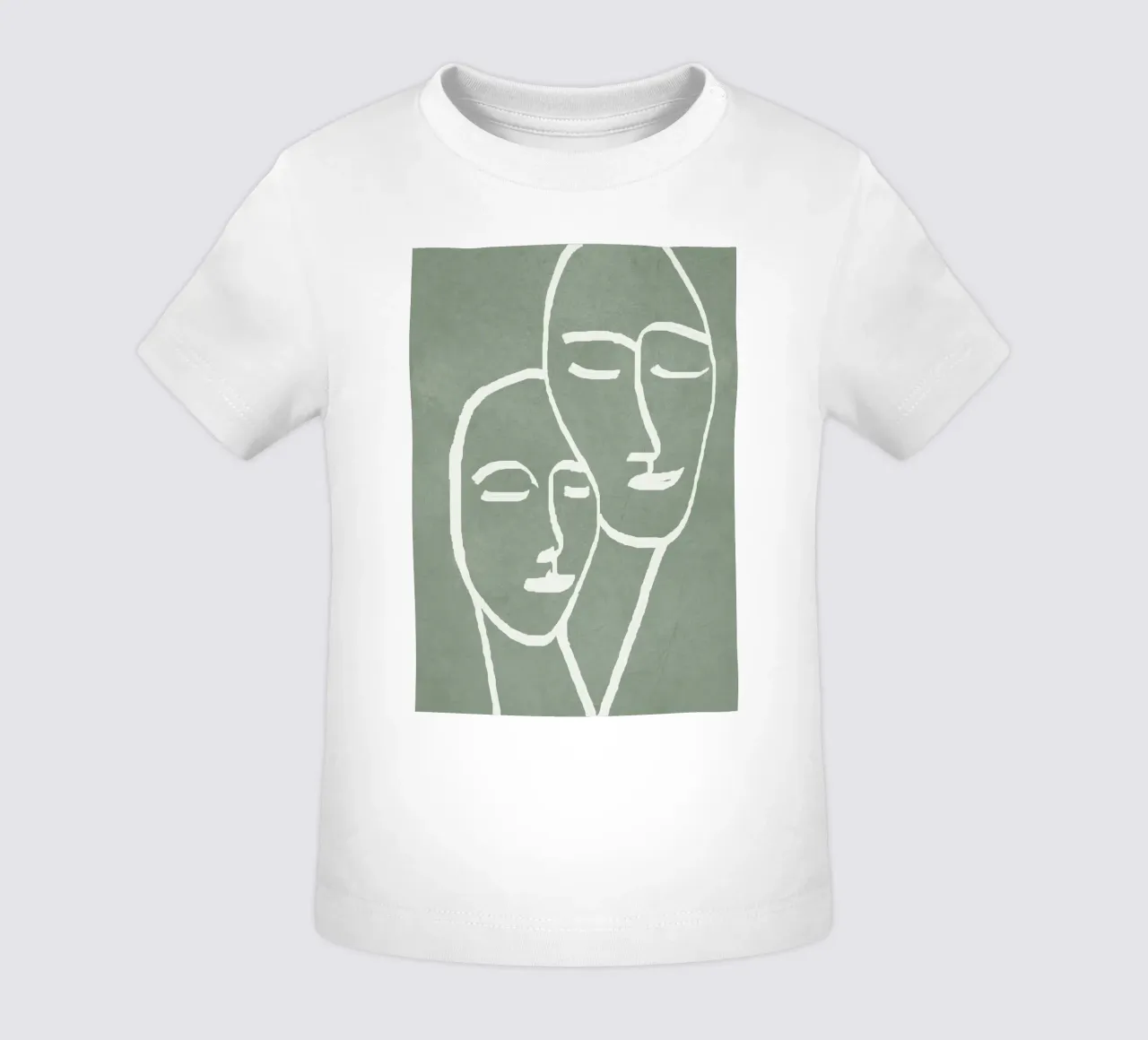 Abstract Masks maglietta neonato da Flow Line