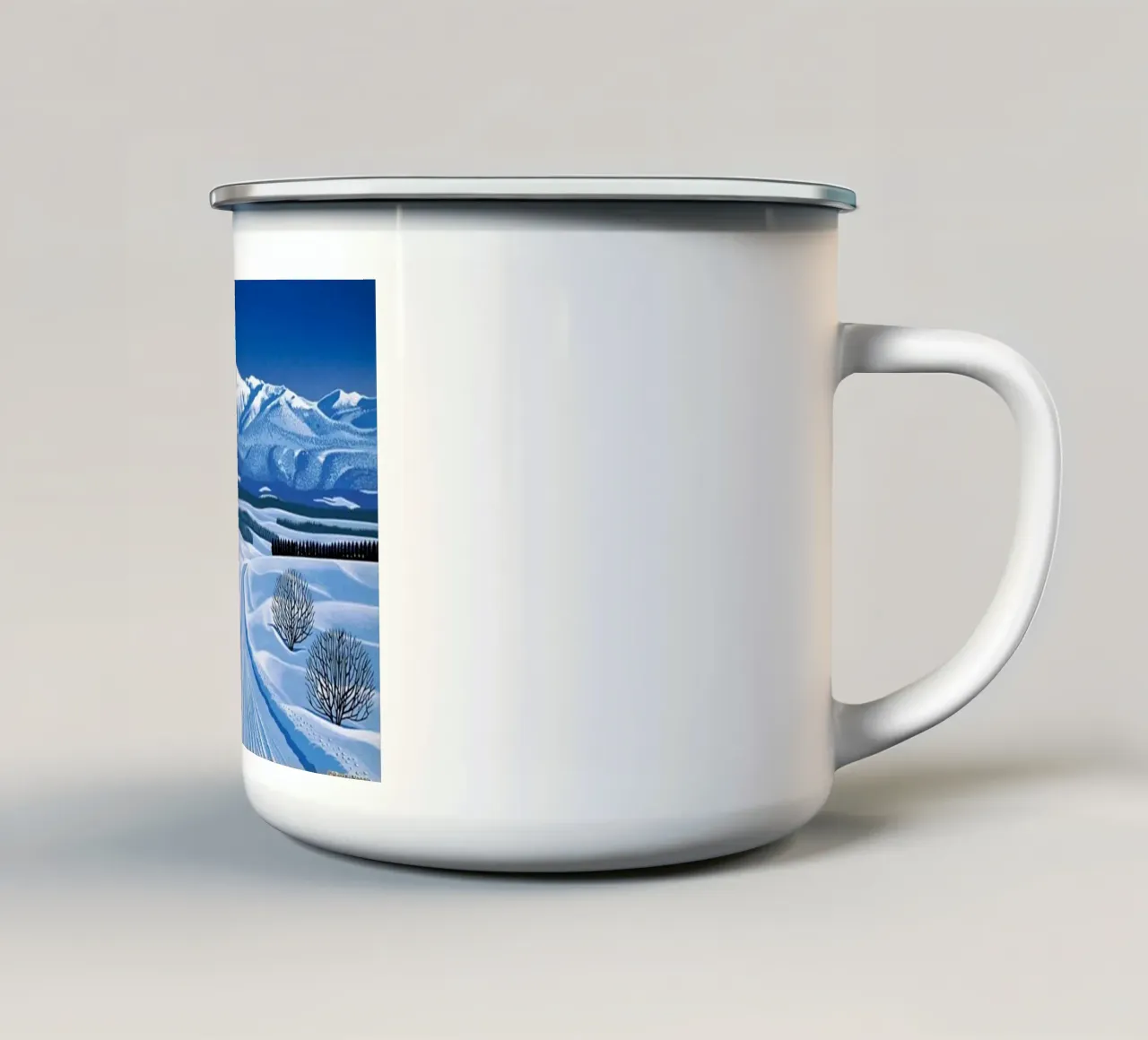 Neve eterna Hiroshi Nagai tazza in smalto da Perdana shop
