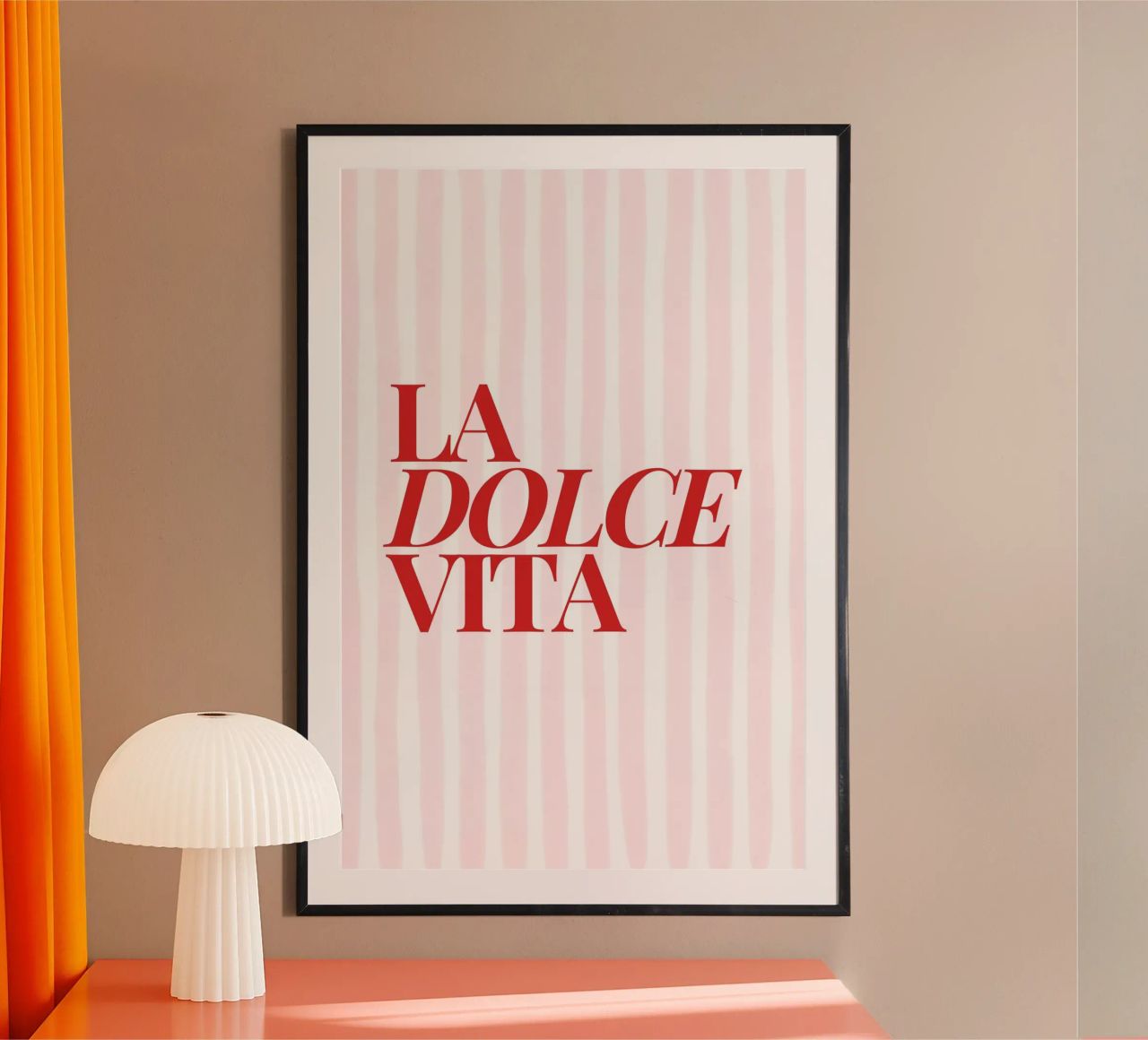 La Dolce Vita, Italien Poster von DolceVita