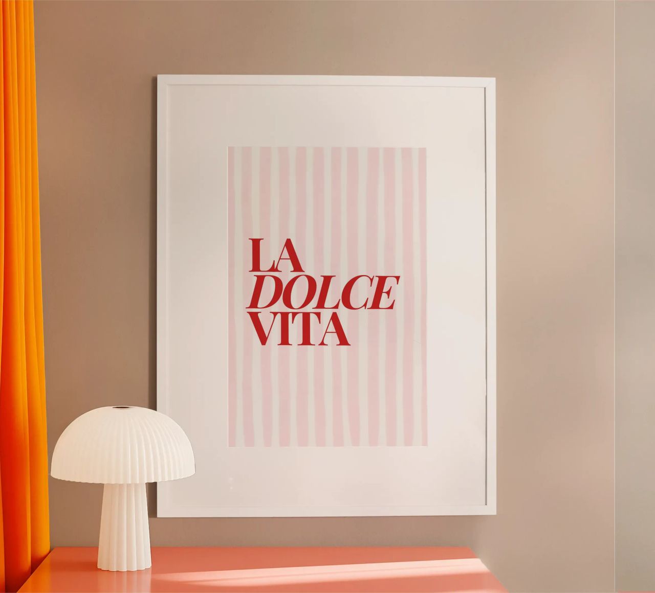 La Dolce Vita, Italien Poster von DolceVita