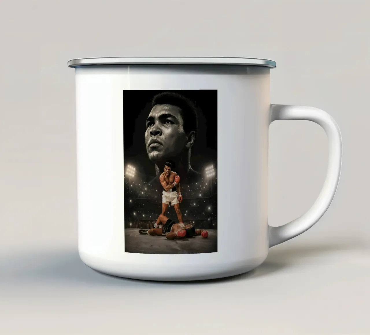 Muhammad Ali - The Greatest of all Time tazza in smalto da Lootprint