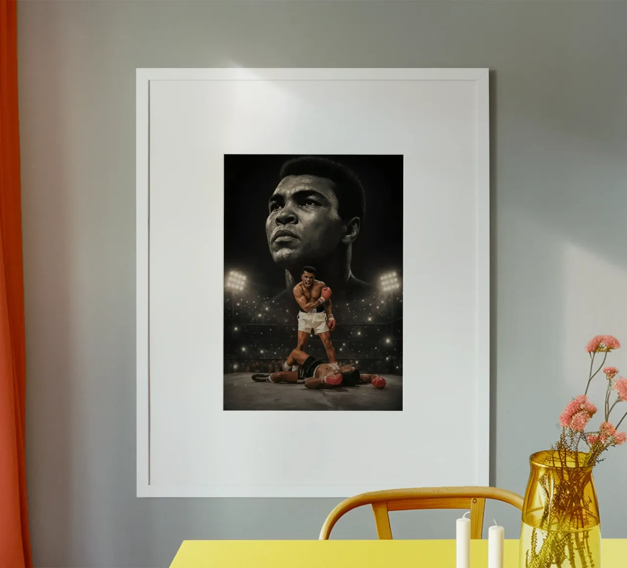 Muhammad Ali - The Greatest of all Time carta hahnemühle da Lootprint