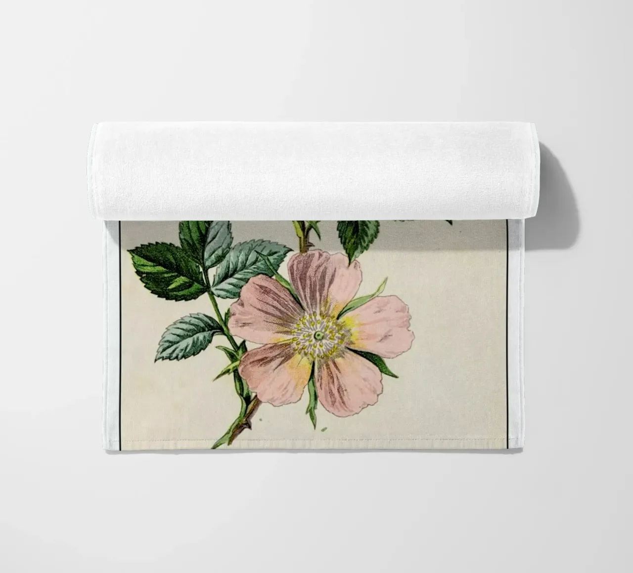 Pastel Roses Strandtuch von Flora & Fauna