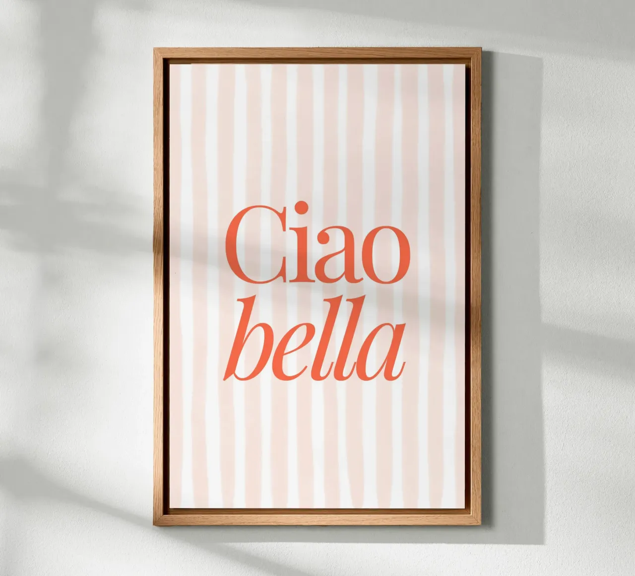 Ciao Bella, Striped Graphic Summer Print forex plate by TheCocktailClub