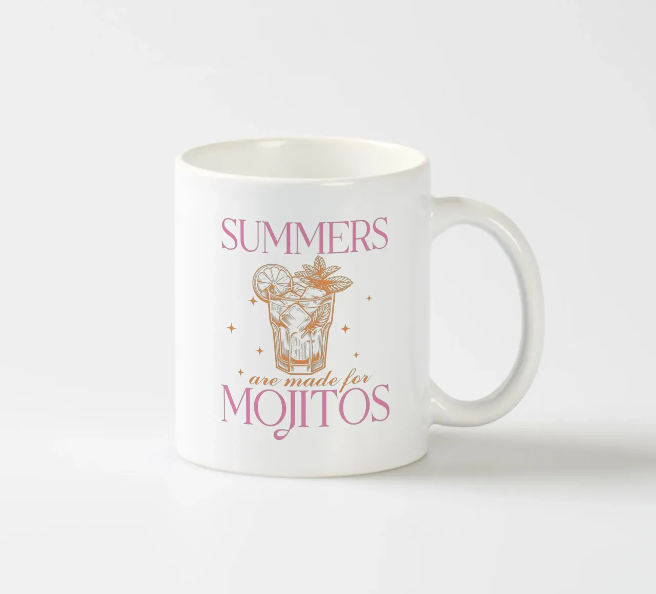Mojito Cocktail print, Zomer print keramische mok van TheCocktailClub